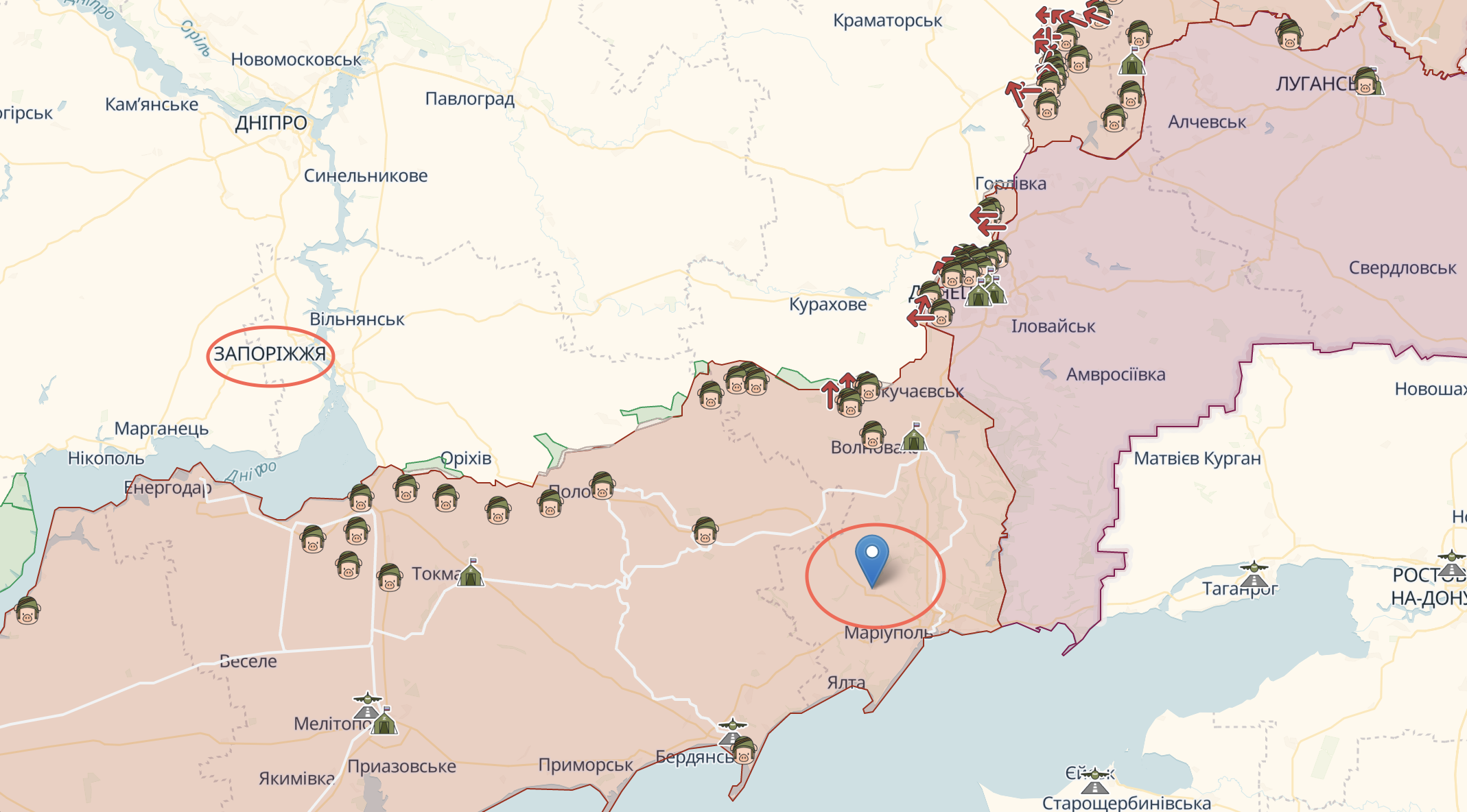 Россияне везут танки под Мариуполь, мечтают захватить Угледар и Запорожье, - Андрющенко
